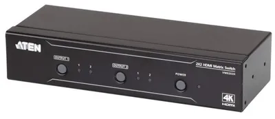 Матричный переключатель Aten VM0202H-AT-G, HDMI, 2×2, 4K