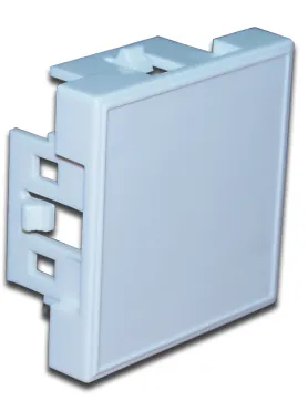 Заглушка Lanmaster LAN-SIP-23B-WH, Keystone 45×45 мм, белая