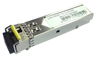 Модуль SFP Lanmaster LAN-WDM-15/13-40-SM, WDM, 1.25G, 40км, LC