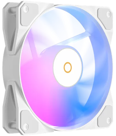 Вентилятор Ocypus Beta F12 WH ARGB, 120×120×25 мм, 4-PIN PWM, 800–1600 об/мин