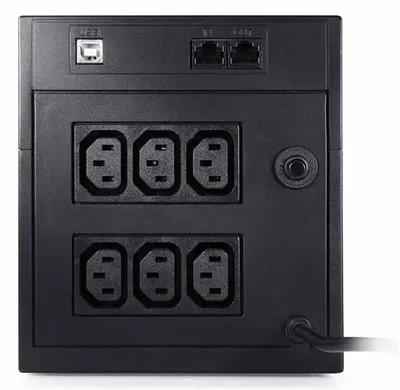 ИБП POWERCOM Raptor RPT-2000AP-NC2, линейно-интерактивный, 2000 ВА/1200 Вт, 6×IEC C13