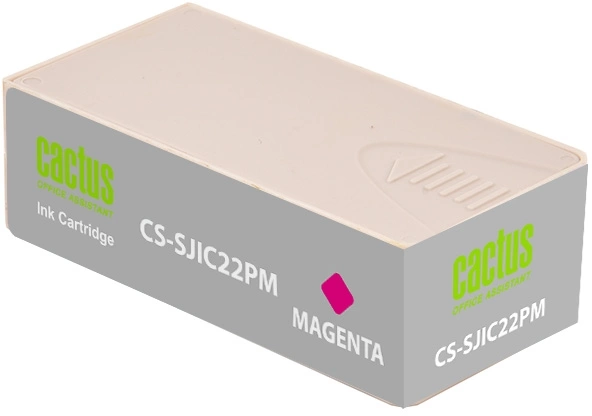 Картридж струйный Cactus CS-SJIC22PM C33S020603 пурп.пигм. (34мл) для Epson ColorWorks C3500 с чипом