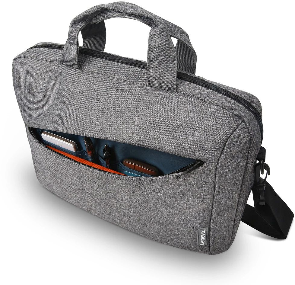 Сумка для ноутбука 16" Lenovo Laptop Casual Toploader T210 серый полиэстер (4X40T84060)