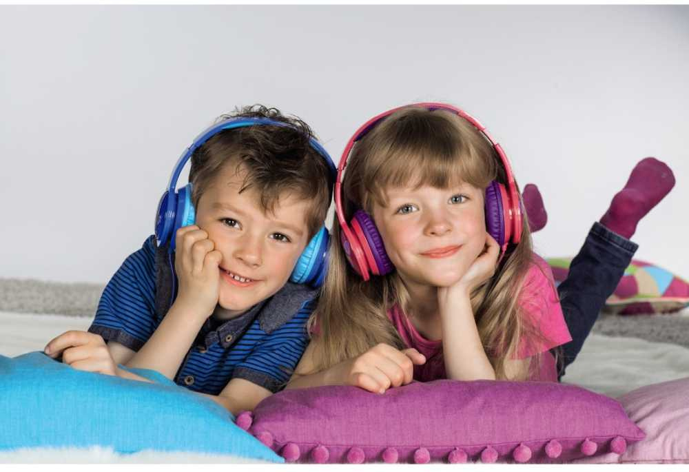 Наушники мониторные Hama Blink`n Kids 1.2м розовый проводные оголовье (00135664)