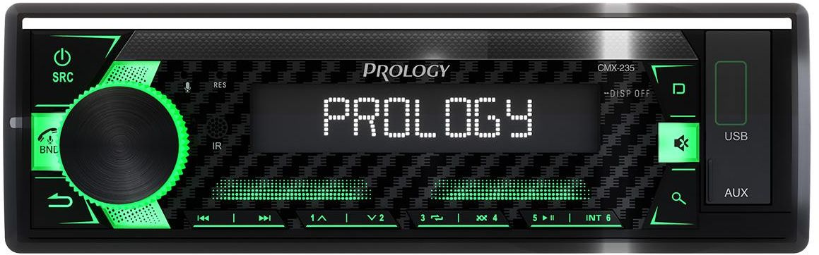 Автомагнитола Prology CMX-235 1DIN 4x55Вт v4.2 ПДУ (PRCMX235)