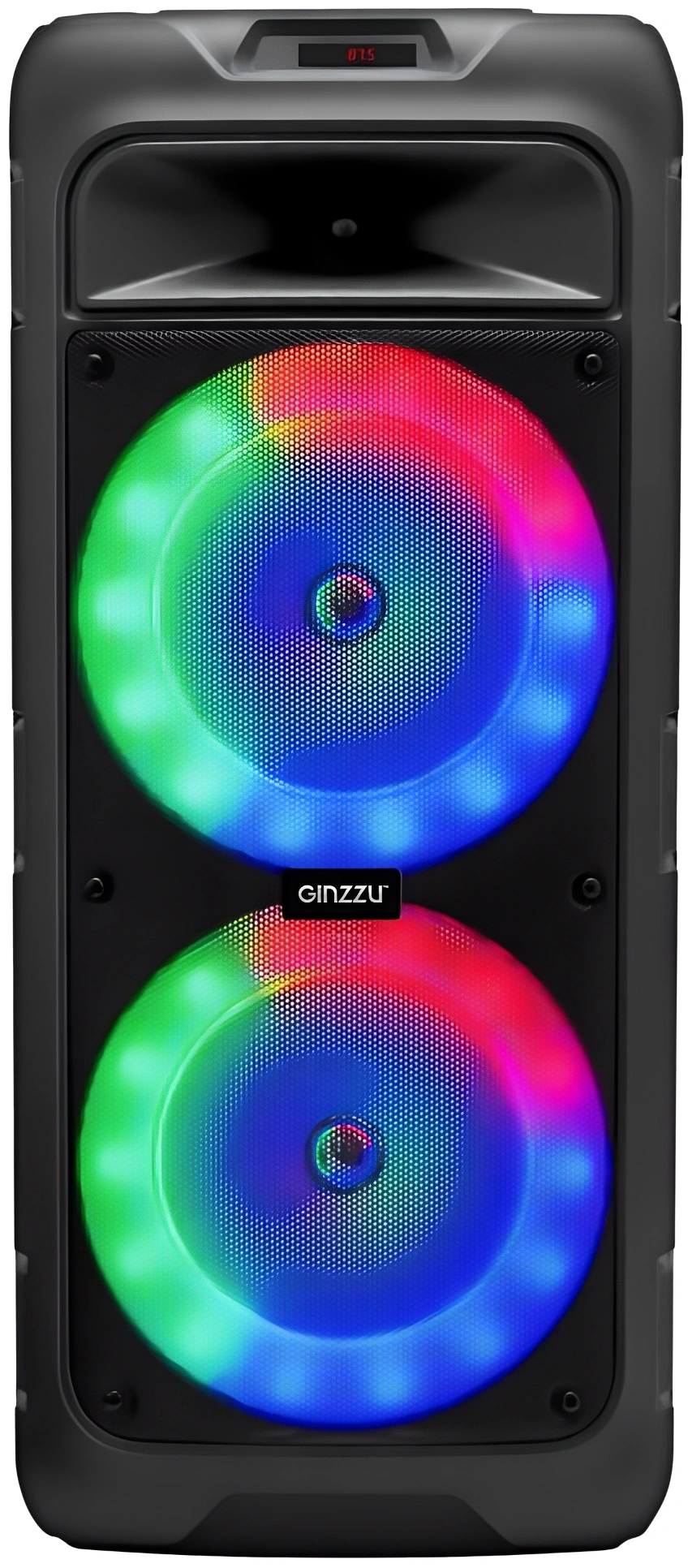 Мидисистема Ginzzu GM-230 черный 48Вт FM USB BT micro SD