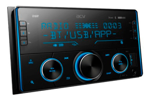 Автомагнитола ACV ADX-211BM 2DIN 4x50Вт v5.0 DSP 3 ПДУ (40189)