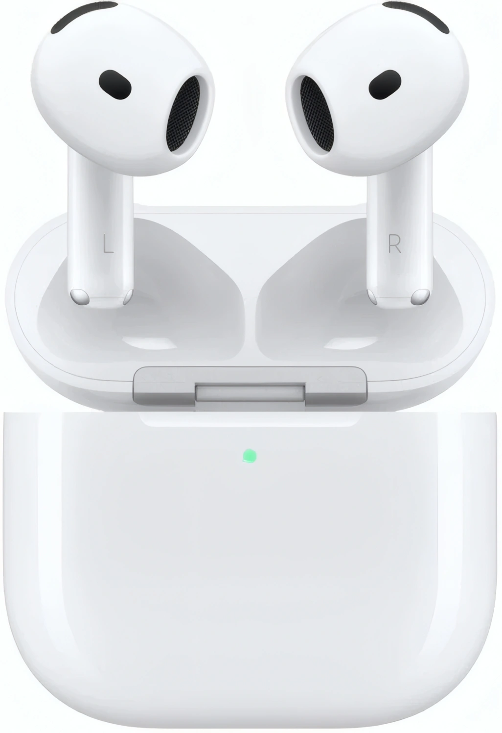 Гарнитура вкладыши Apple AirPods 4 ANC A3055,A3056,A3059 белый беспроводные bluetooth в ушной раковине (MXP93ZP/A)
