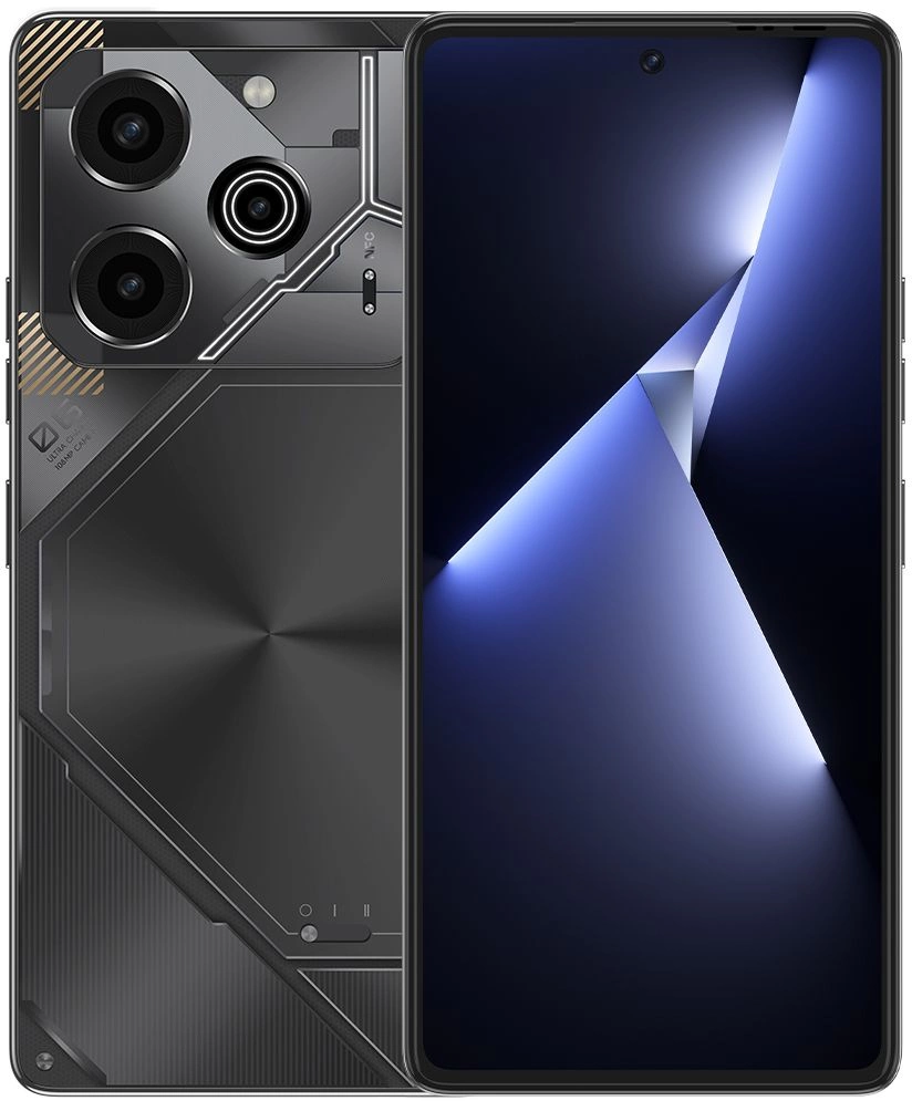 Смартфон Tecno Pova 6 Pro 5G 256Gb 12Gb серый моноблок 3G 4G 2Sim 6.78" 1080x2436 Android 14 108Mpix 802.11 a/b/g/n/ac NFC GPS GSM900/1800 Protect FM microSD max1024Gb