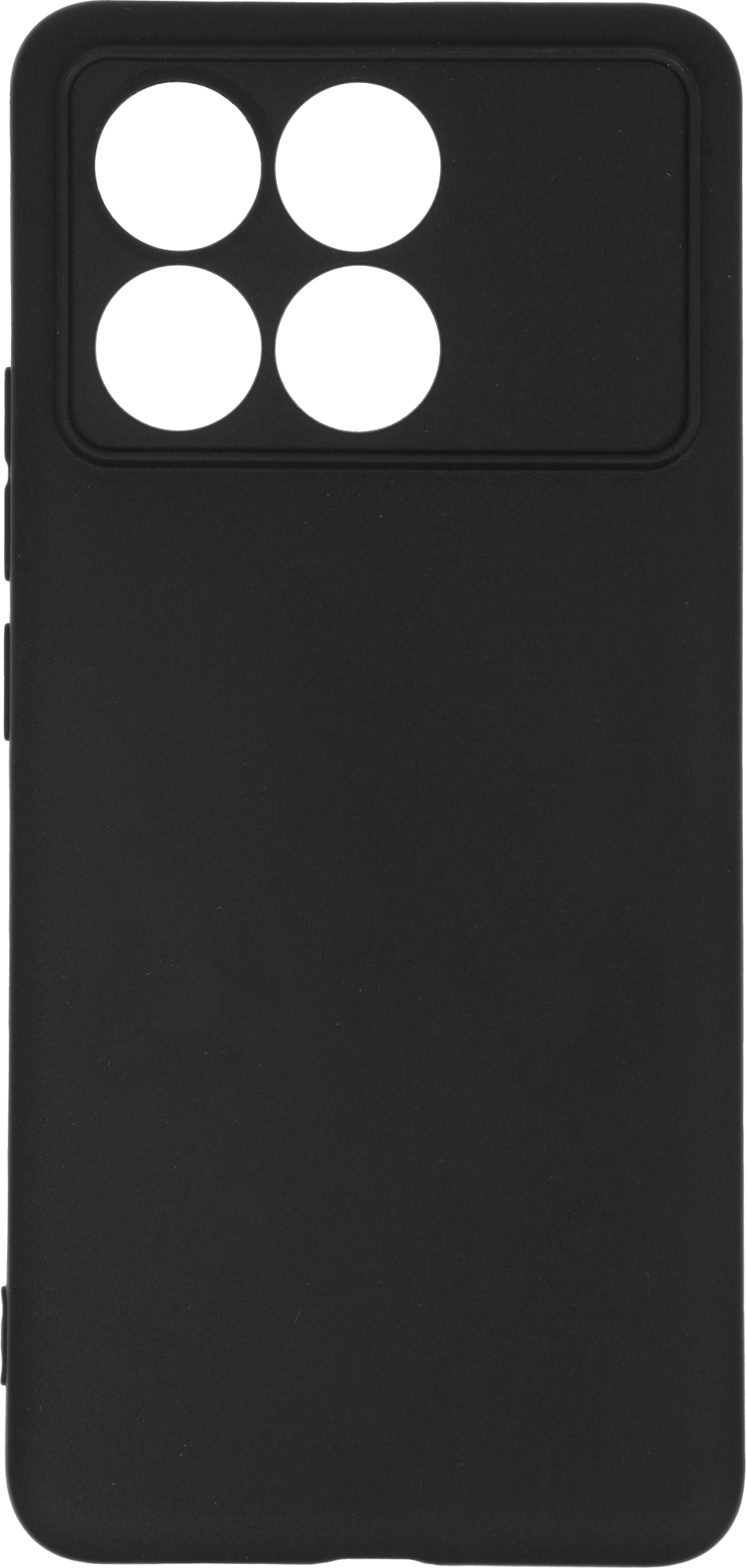 Чехол (клип-кейс) BoraSCO для Xiaomi Poco F6 Pro Silicone Case черный (73394)