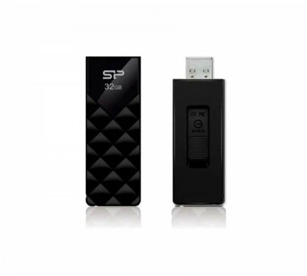 Флеш Диск Silicon Power 32Gb Ultima U03 SP032GBUF2U03V1K USB2.0 черный