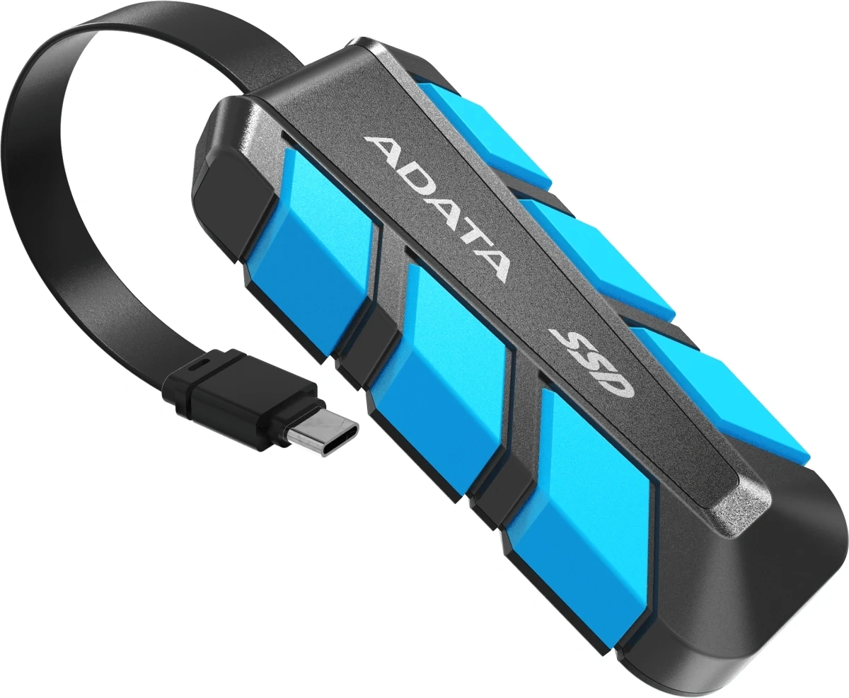 Накопитель SSD A-Data USB3.2 Gen2 2000GB SC740-2000G-CBU SC740 синий