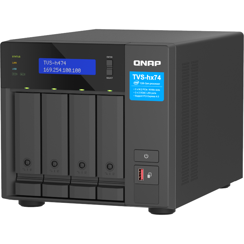 Enterprise QNAP TVS-h474-PT-8G