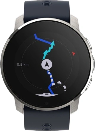 Смарт-часы Suunto 9 Peak 43мм 30" TFT корп.серый Sport Band рем.синий разм.брасл.:M/L (SS050520000)