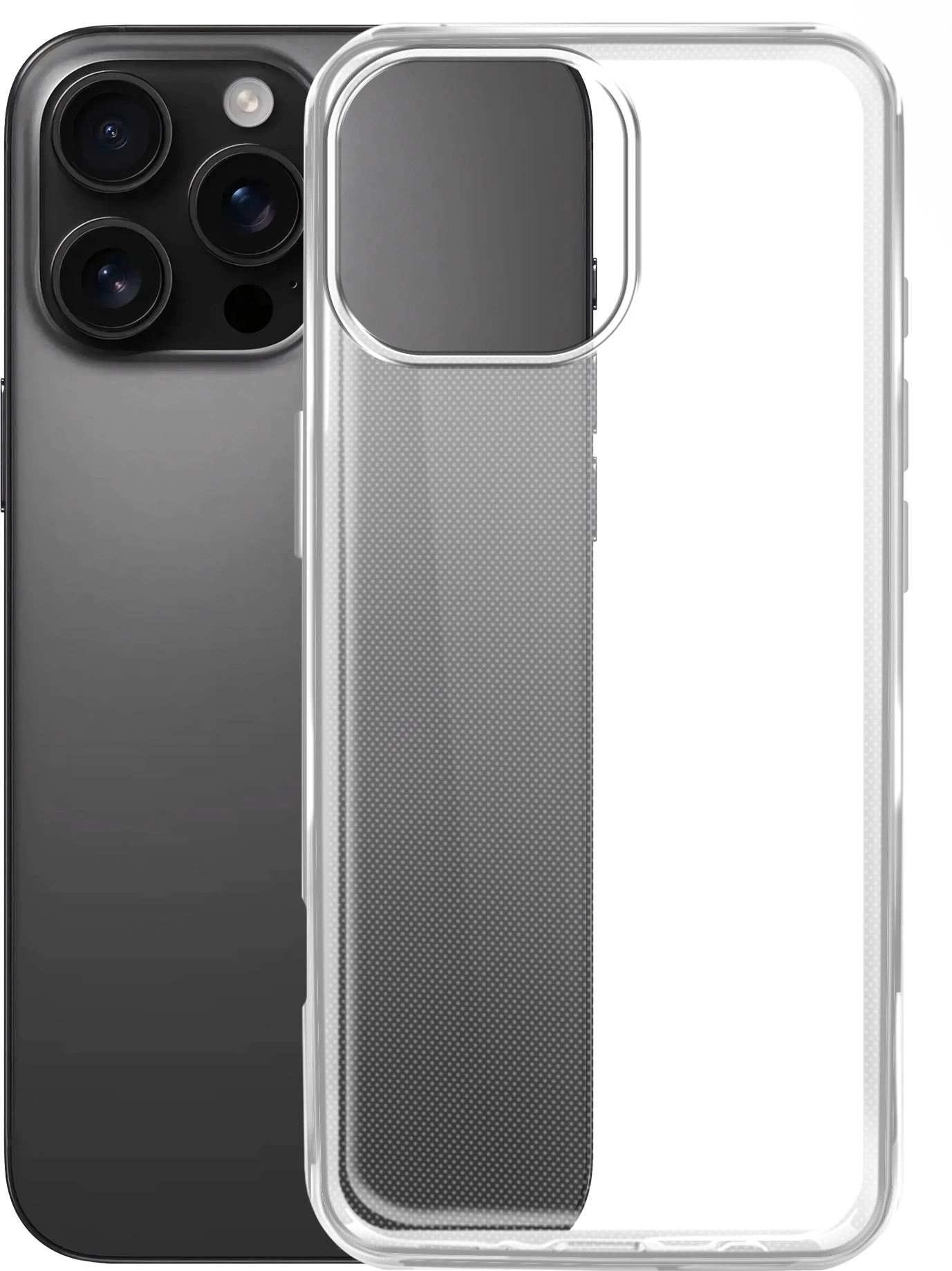 Чехол (клип-кейс) BoraSCO для Apple iPhone 16 Pro Max Silicone Case прозрачный (73526)