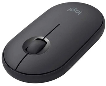 Мышь Logitech Pebble 2 M350S графитовый оптическая 4000dpi silent беспров. BT для ноутбука 2but (910-006988)
