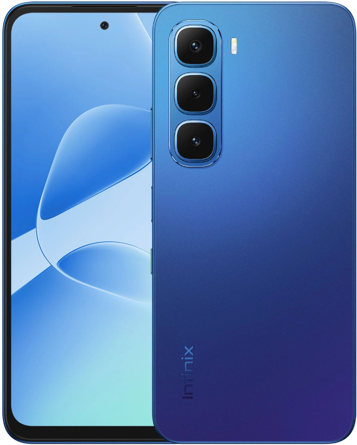 Смартфон Infinix X6728 Hot 60i 256Gb 8Gb синий моноблок 3G 4G 2Sim 6.7" 720x1600 Android 15 50Mpix 802.11 a/b/g/n/ac NFC GPS Protect FM microSD max1024Gb