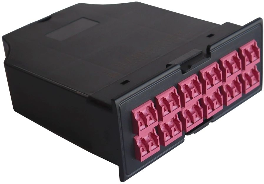 Кассета Lanmaster LAN-FRM-IN-2MB-24LC/OM4 96 LC дуплекс 50/125 OM4 полярность B