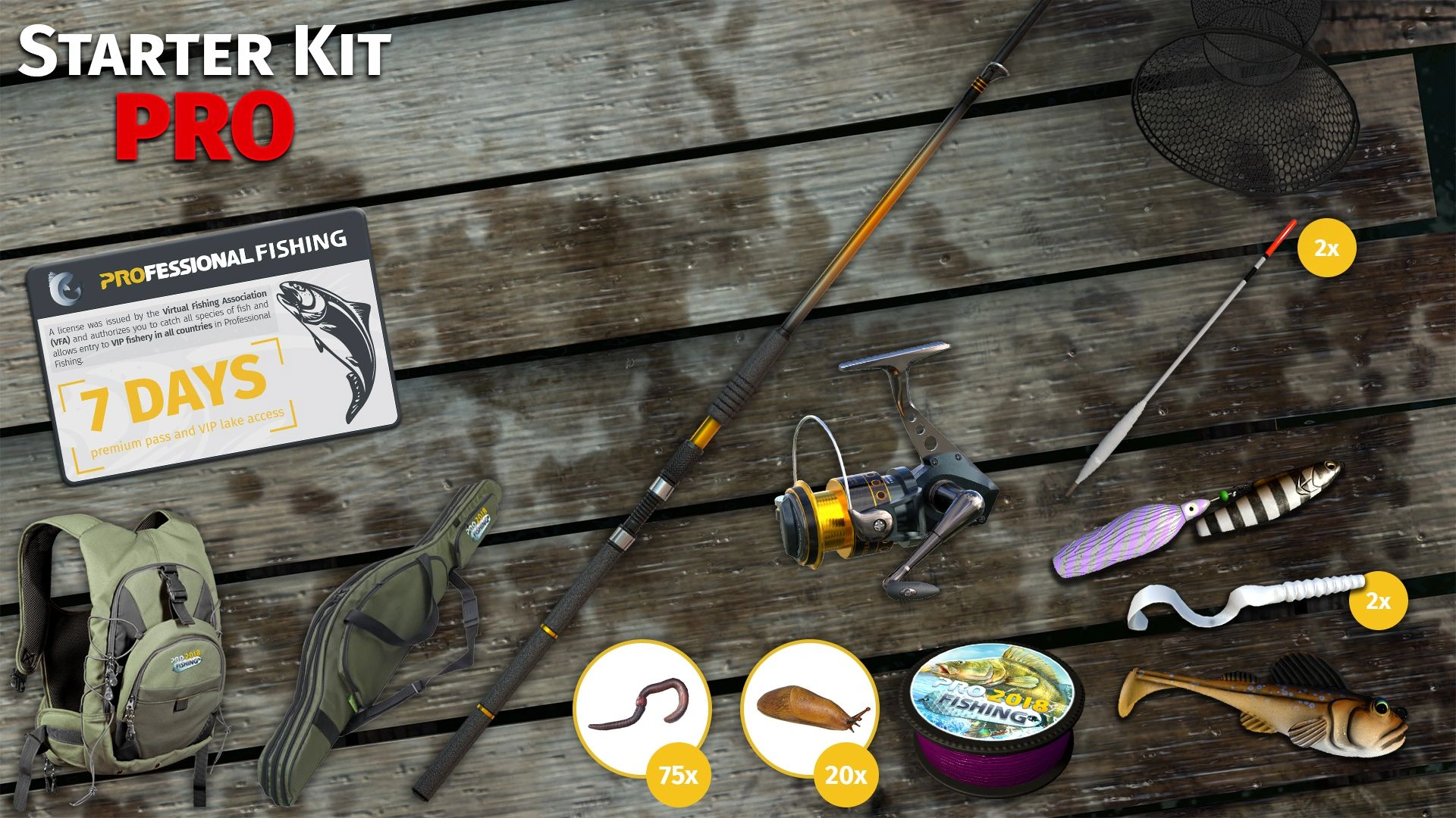 Дополнение к игре для ПК Ultimate Games Professional Fishing: Starter Kit Pro (6+)