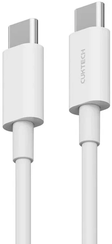Кабель Cuktech KLC-5499 USB Type-C (m)-USB Type-C (m) 1м белый коробка