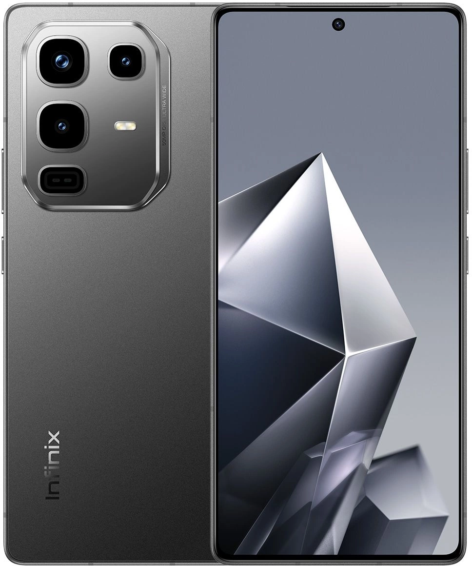 Смартфон Infinix X6855 Note 50 Pro 256Gb 12Gb черный моноблок 3G 4G 2Sim 6.78" 1080x2436 Android 15 50Mpix 802.11 a/b/g/n/ac NFC GPS GSM900/1800 GSM1900 Protect FM