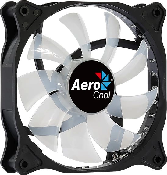 Вентилятор для корпуса Aerocool Cosmo 12 RGB 120х120x25 черный 4-pin (Molex) 24дБ (COSMO 12 FRGB MOLEX) Ret
