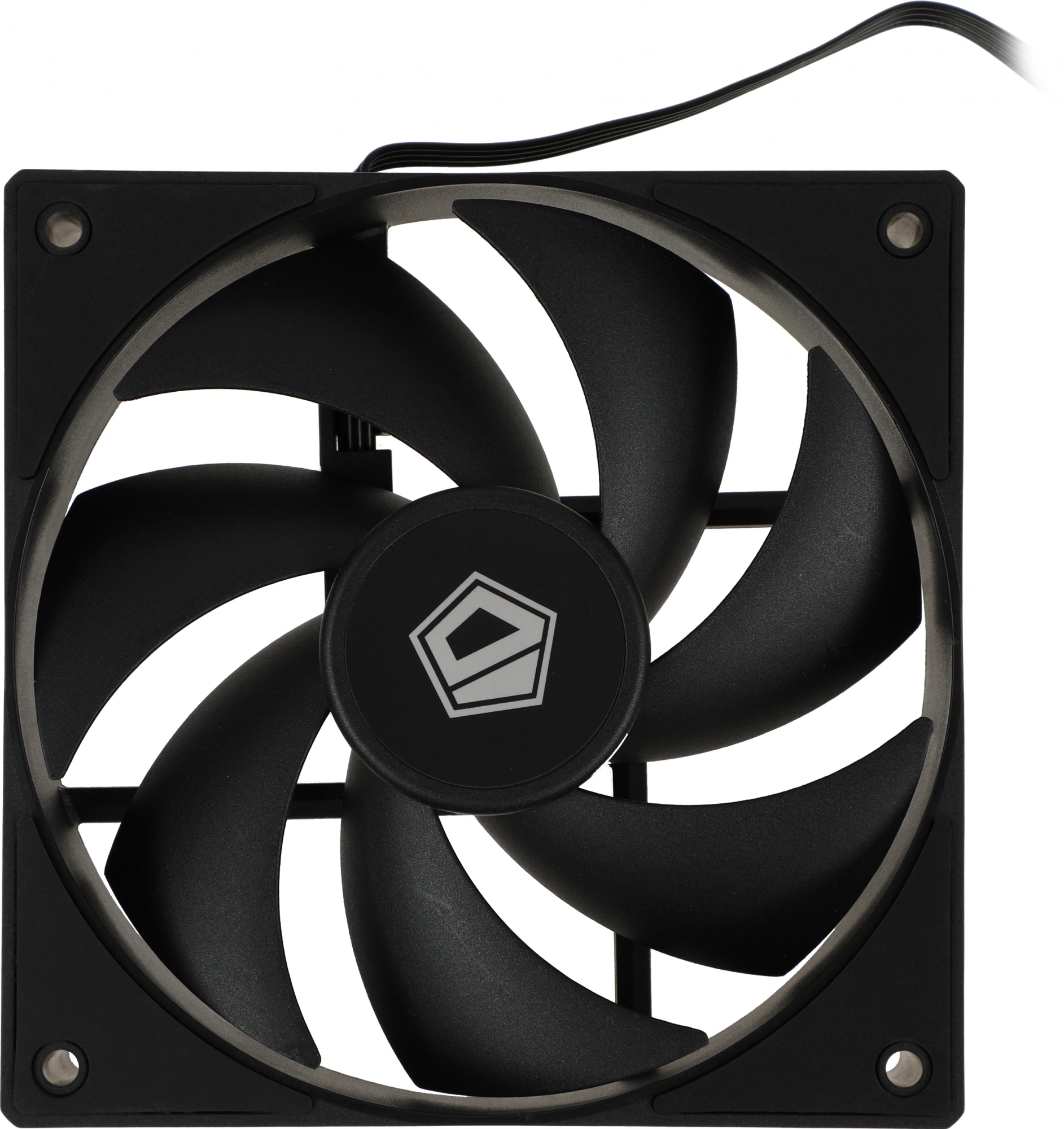 Вентилятор для корпуса ID-Cooling AF-125-K 120х120x25 черный 4-pin 30дБ Ret