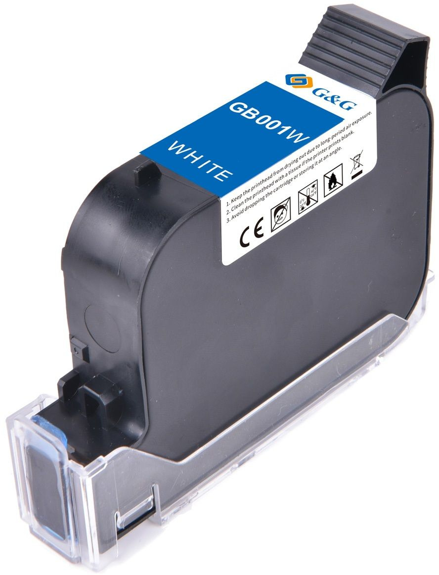 Картридж струйный G&G GB-001White белый сольвентный (42мл) для G&G GG-HH1001B