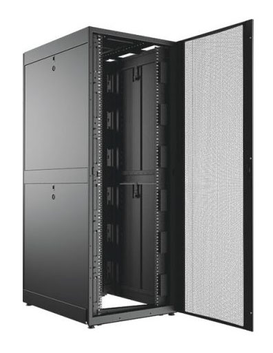 Шкаф коммутационный C3 Solutions (C3.RF4805) напольный 48U 750x1200мм пер.дв.перфор. 2 бок.пан. задн.дв.перфор. направл.под закл.гайки 1500кг черный