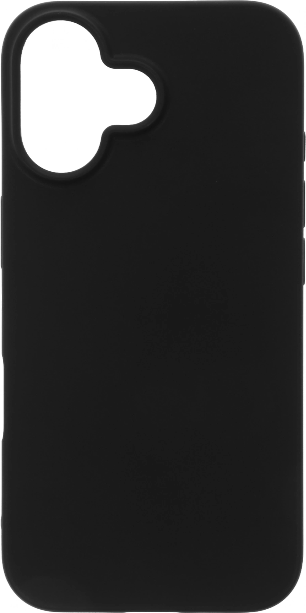 Чехол (клип-кейс) BoraSCO для Apple iPhone 16 Silicone Case черный (73513)