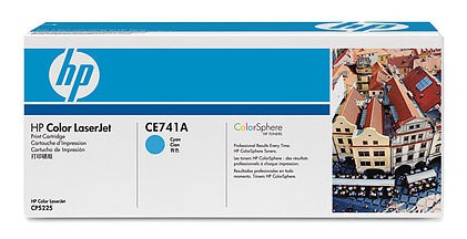 Картридж лазерный HP 307A CE741A голубой бар.в компл. (7300стр.) для HP CLJ CP5225