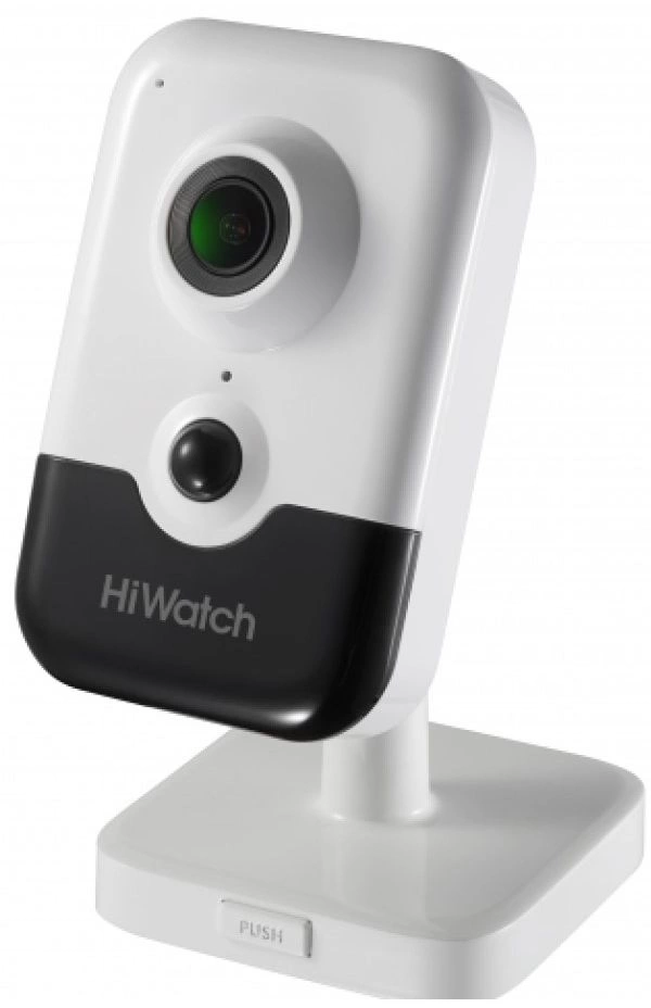Камера видеонаблюдения IP HiWatch DS-I214W(С)(2.8mm) Wi-Fi 2.8-2.8мм корп.:белый/черный