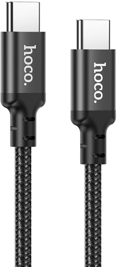 Кабель Hoco X14 TYPE-C TO TYPE-C(52215) USB Type-C (m)-USB Type-C (m) 1м черный