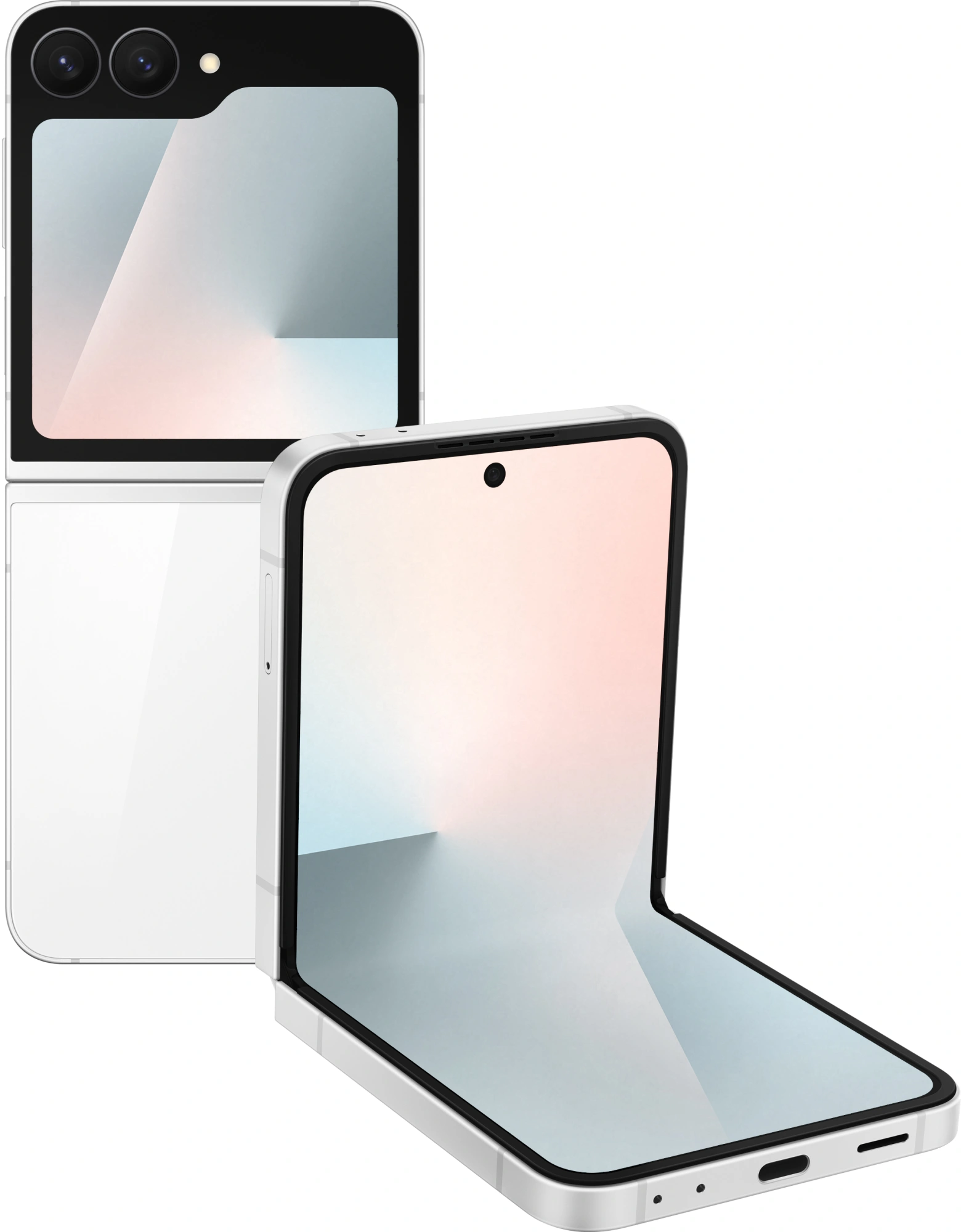 Смартфон Samsung SM-F761B Galaxy Z Flip7 FE 256Gb 8Gb белый раскладной 3G 4G 1Sim 6.7" 1080x2640 Android 16 50Mpix 802.11 a/b/g/n/ac/ax NFC GPS GSM900/1800 GSM1900 Protect