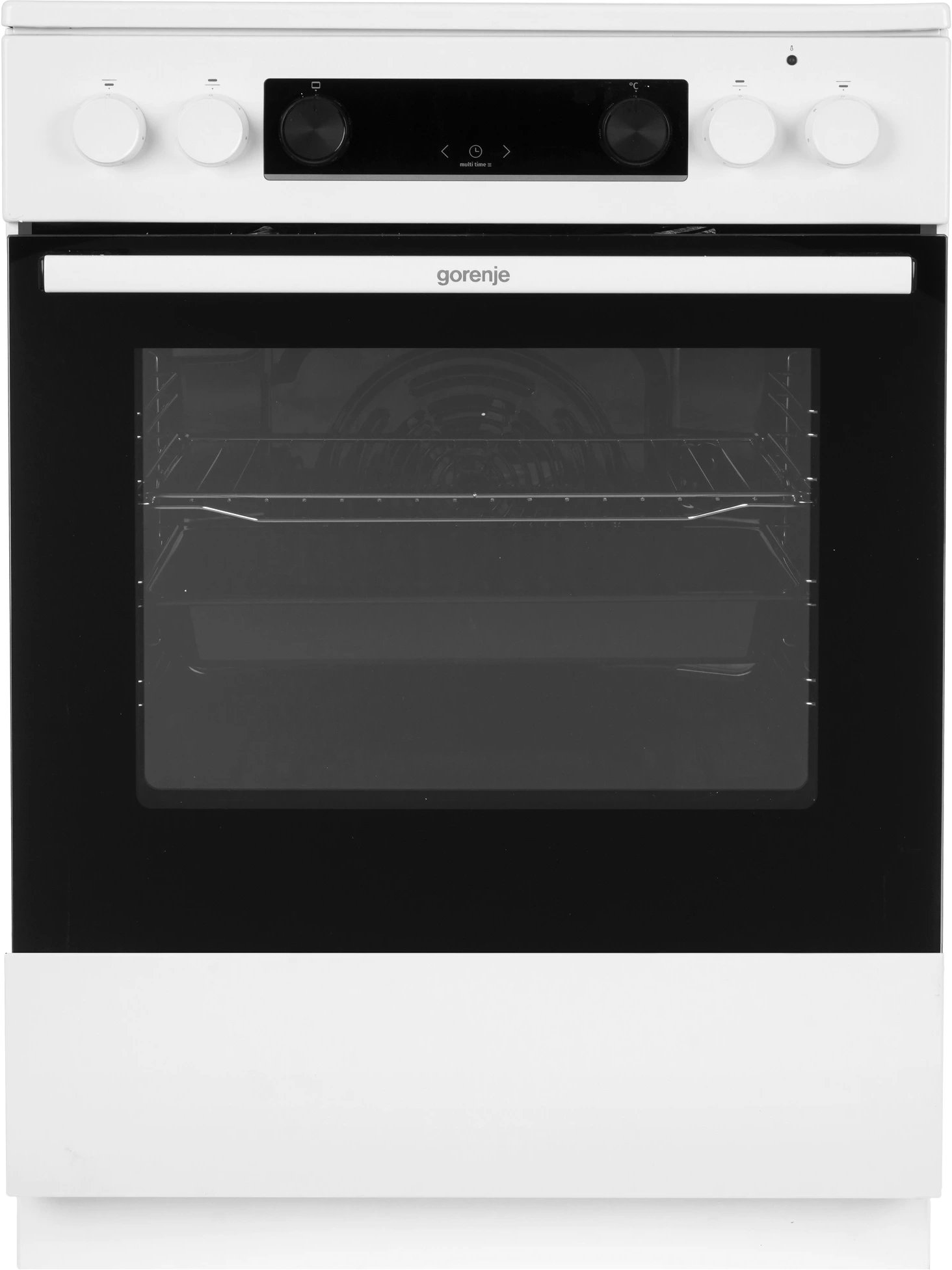 Плита Электрическая Gorenje GEC6C40WG белый стеклокерамика (без крышки)