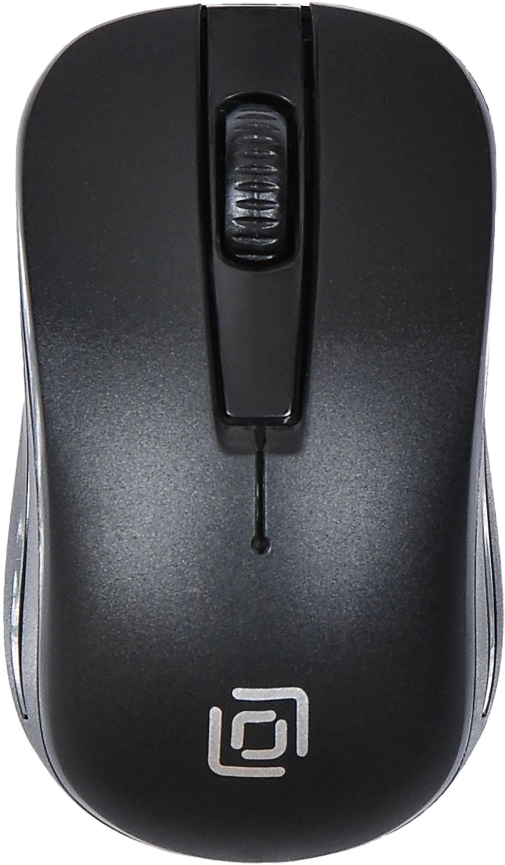 Мышь Оклик 445MW черный оптическая 1600dpi беспров. USB 3but (945817)