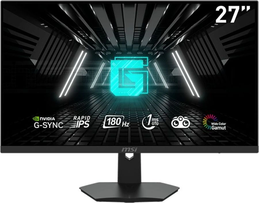 Монитор MSI 27" G274F черный IPS LED 16:9 HDMI матовая 250cd 178гр/178гр 1920x1080 180Hz DP FHD 5.3кг