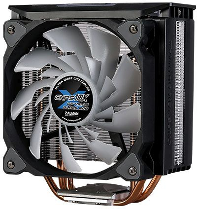 Устройство охлаждения(кулер) Zalman CNPS10X Optima II RGB Soc-AM5/AM4/1151/1200/2066/1700 черный/белый 4-pin 17-27dB Al+Cu 180W 740gr Ret (CNPS10X OPTIMA II BLACK RGB)