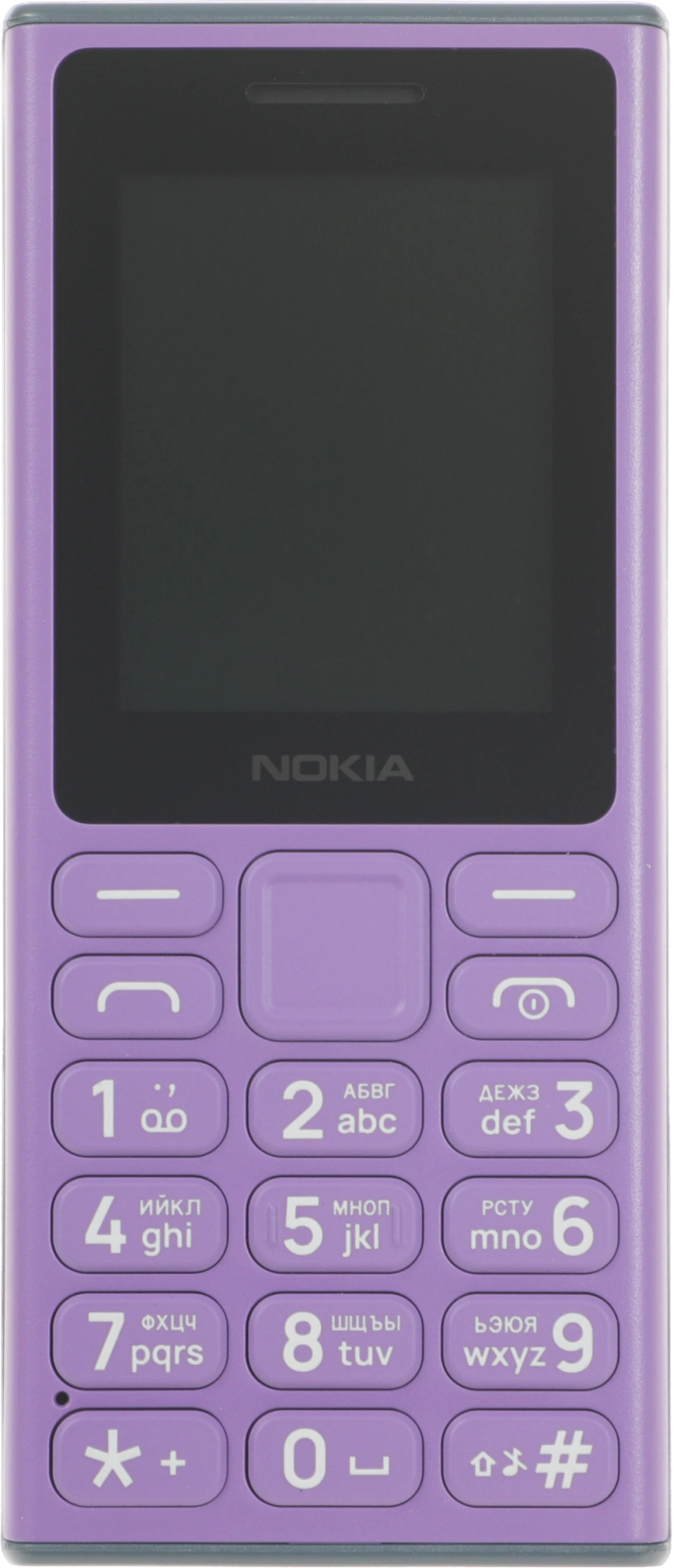 Мобильный телефон Nokia 108 DS TA-1627 фиолетовый моноблок 2Sim 2" 126x160 Series 30+ GSM900/1800 Protect MP3 FM microSD max32Gb