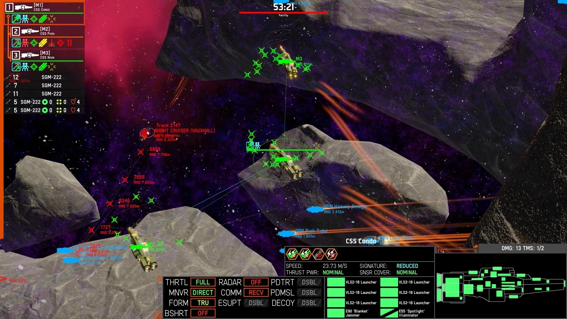 Игра для ПК Hooded Horse NEBULOUS: Fleet Command (Ранний доступ) (6+)