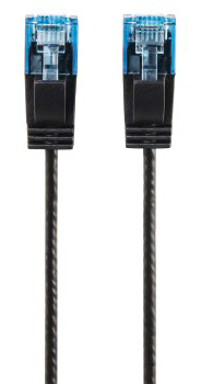 Патч-корд Hama Slim-Flexible UTP 4 пары cat.6 1.5м черный RJ-45 (m)-RJ-45 (m) (00135777)