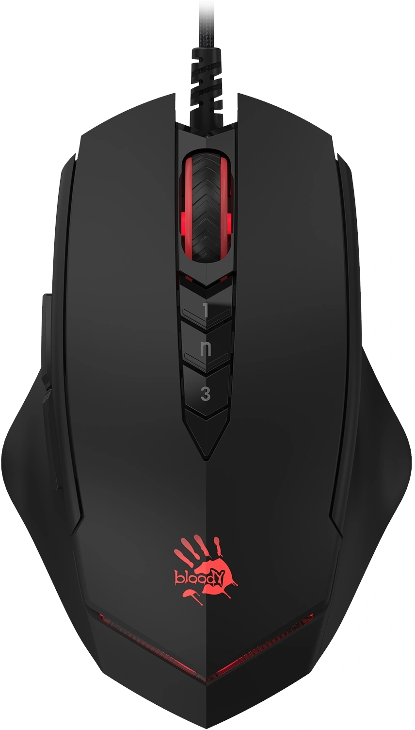 Мышь A4Tech Bloody V8 черный оптическая 3200dpi USB 8but