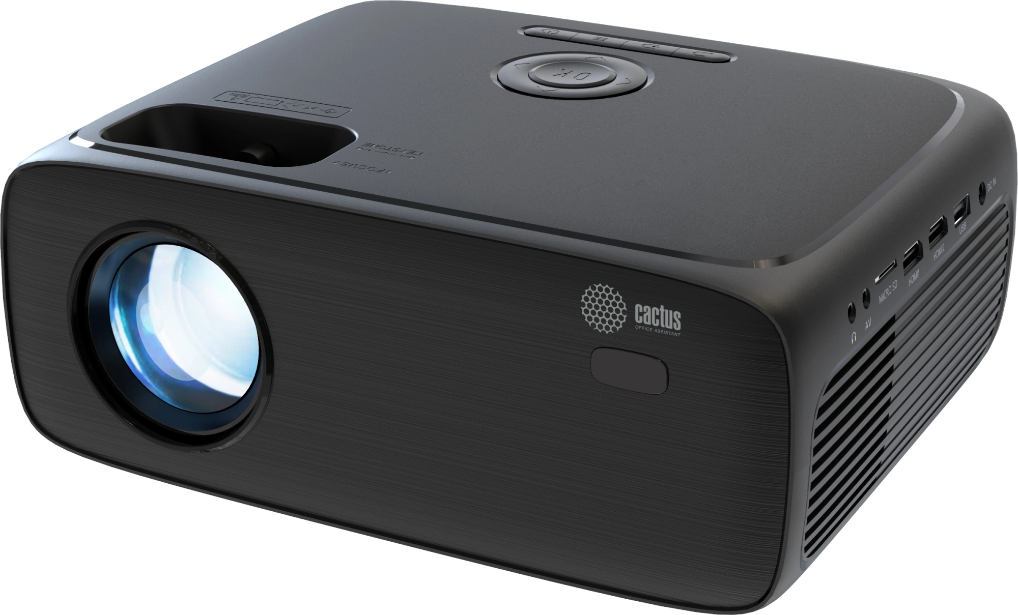 Проектор Cactus CS-PRM.07B.Full HD LCD 3200Lm LS 320Lm ANSI (1920x1080) 1500:1 ресурс лампы:50000часов 1xUSB typeA 3xHDMI 1.16кг