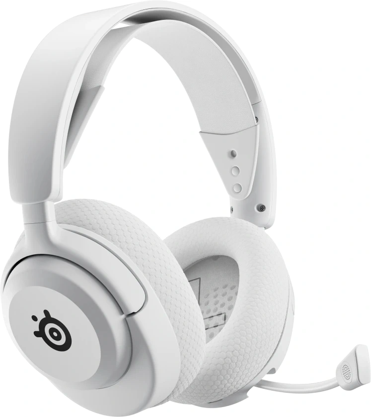 Наушники с микрофоном Steelseries Arctis Nova 5 белый накладные BT/Radio оголовье (61671)