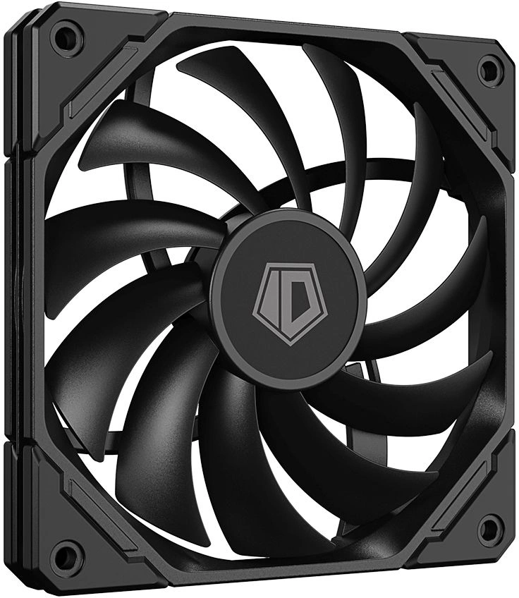 Вентилятор для корпуса ID-Cooling TF-12015-K 120х120x15 черный 4-pin 35дБ Ret