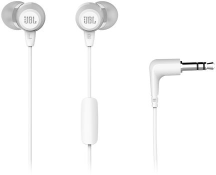 Гарнитура внутриканальные JBL C50HI 1.2м белый проводные в ушной раковине (JBLC50HIWHT)