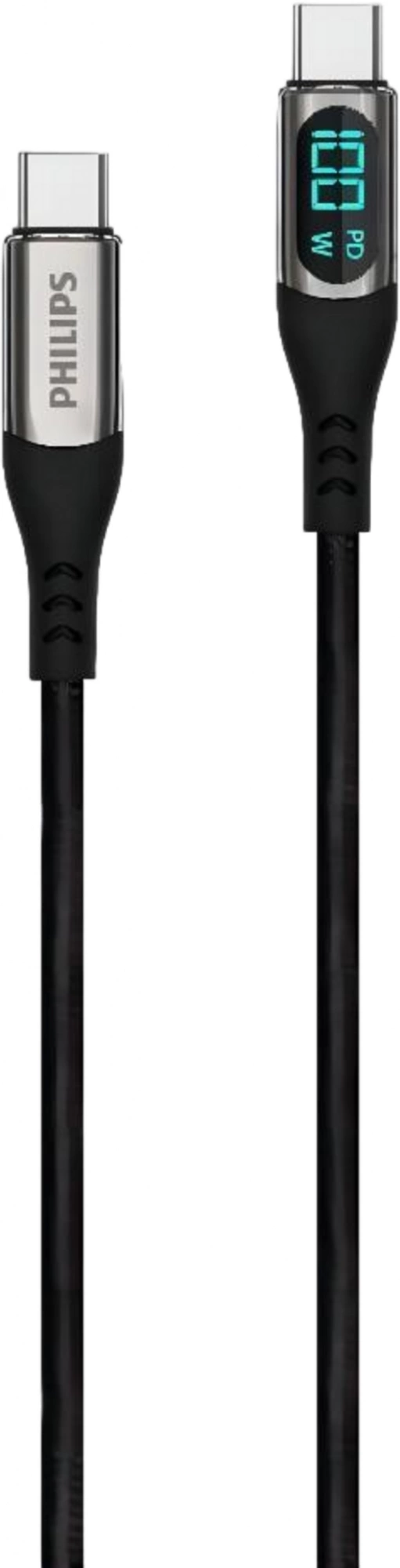 Кабель Philips DLC9102 USB Type-C (m)-USB Type-C (m) 2м черный коробка (упак.:1шт)