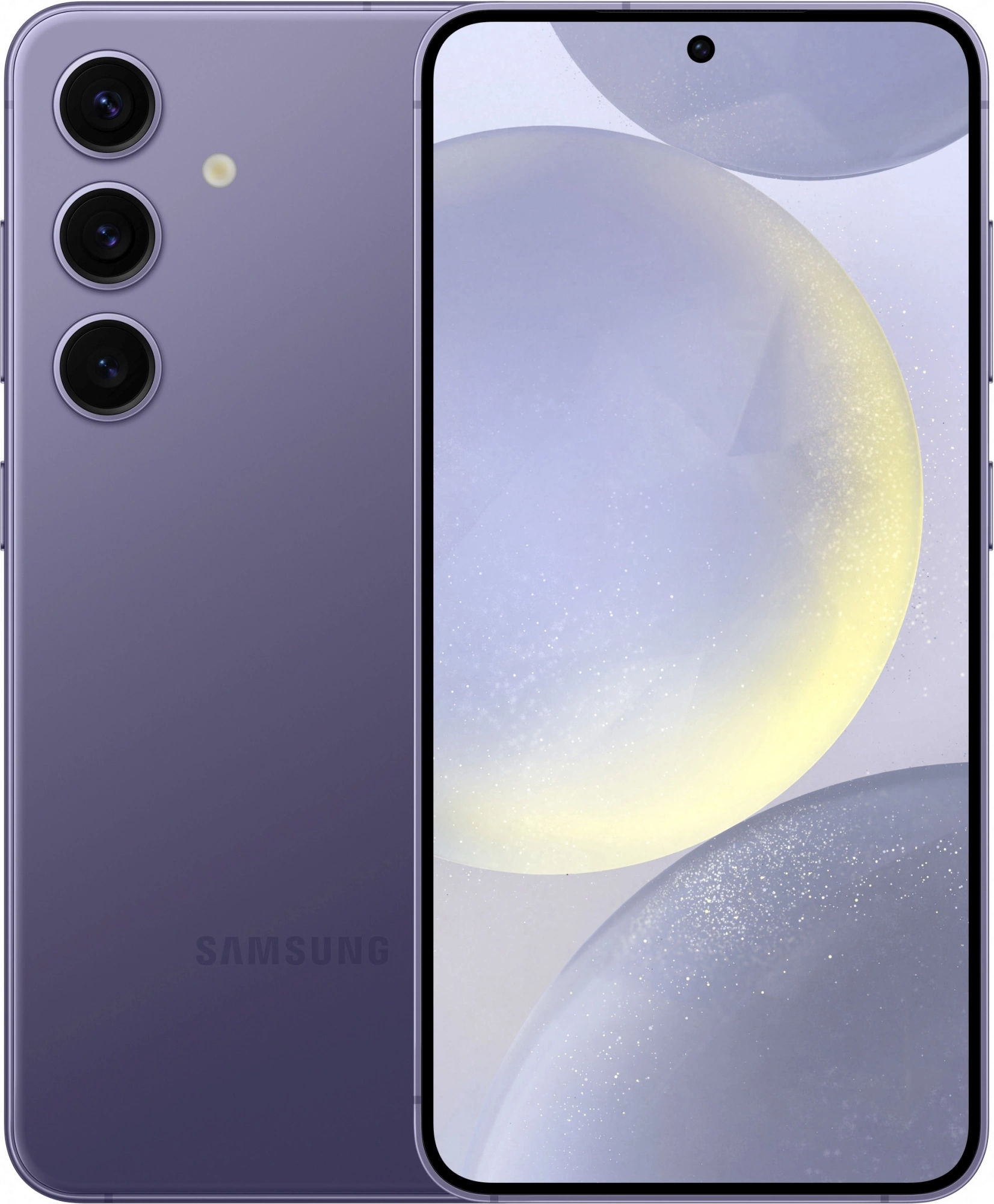 Смартфон Samsung SM-S921B Galaxy S24 128Gb 8Gb фиолетовый моноблок 3G 4G 2Sim 6.2" 1080x2340 Android 14 50Mpix 802.11 a/b/g/n/ac/ax NFC GPS GSM900/1800 GSM1900 Protect