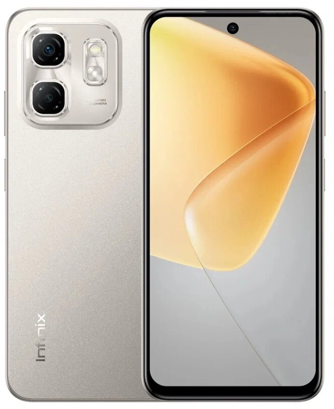 Смартфон Infinix X6531B Hot 50i 128Gb 4Gb серый титан моноблок 3G 4G 2Sim 6.78" 720x1600 Android 14 48Mpix 802.11 a/b/g/n/ac NFC GPS GSM900/1800 GSM1900 Protect FM A-GPS microSD max2048Gb