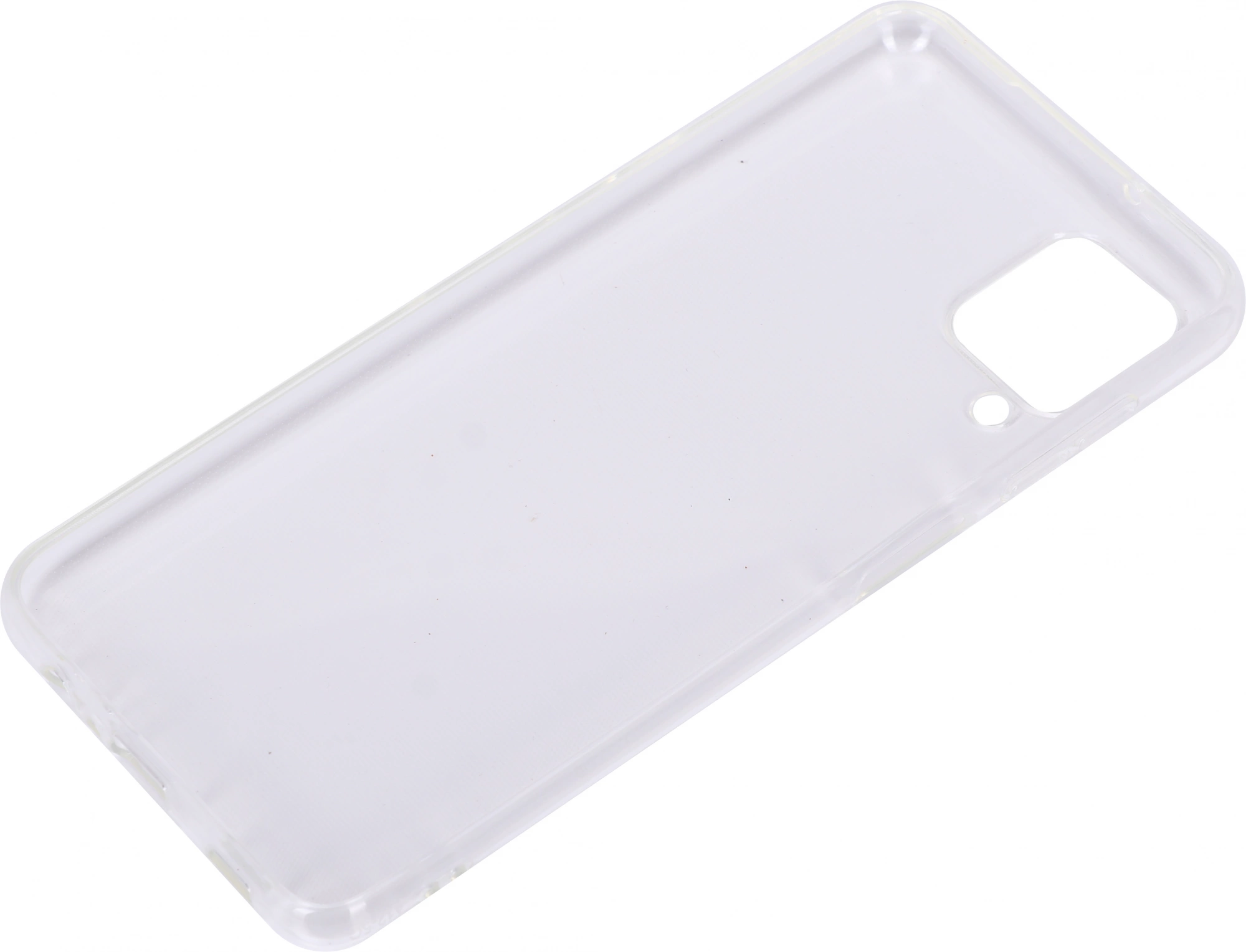Чехол (клип-кейс) BoraSCO для Samsung Galaxy A12/M12 Silicone Case прозрачный